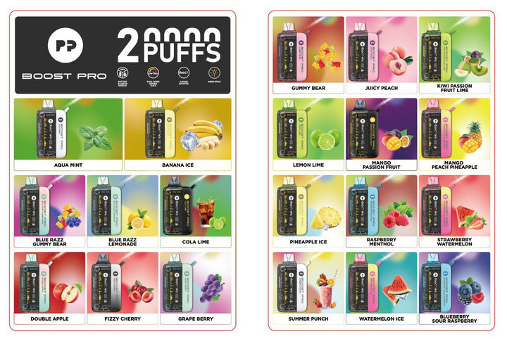 Pyne Pod Boost Pro 20000 Puffs Disposable Vape Device Box of 10 #Simbavapes#
