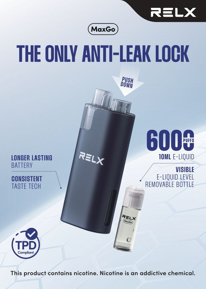 Relx Max Go 6000 Disposable Vape #Simbavapes#