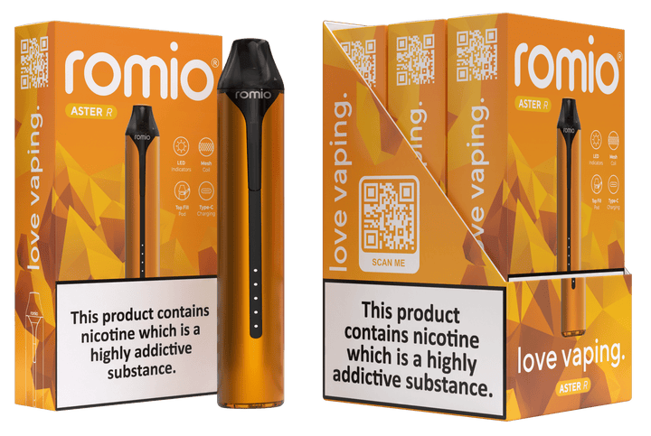 Romio Aster R Refillable Pod Vape Kit Simbavapes