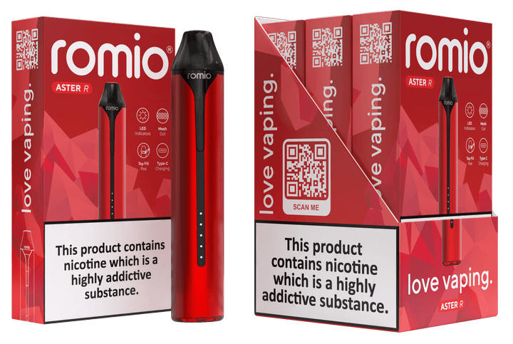 Romio Aster R Refillable Pod Vape Kit Simbavapes