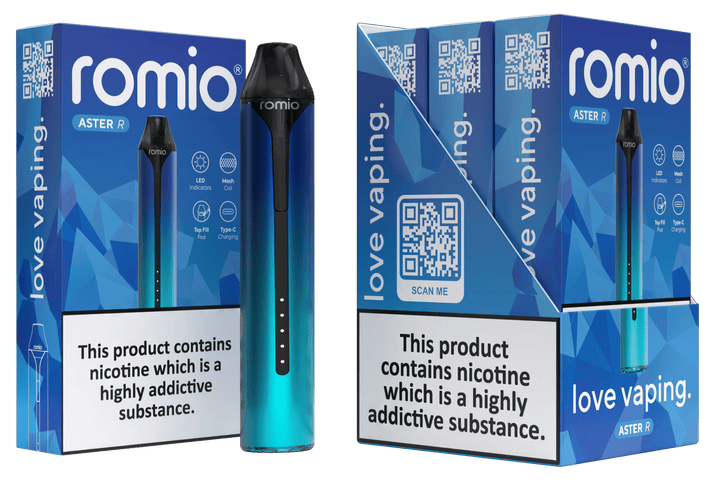 Romio Aster R Refillable Pod Vape Kit Simbavapes