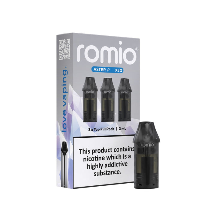Romio Aster R Replacement Pods Pack of 3 Simbavapes