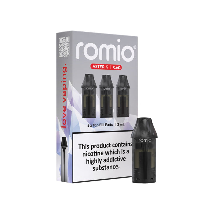 Romio Aster R Replacement Pods Pack of 3 Simbavapes