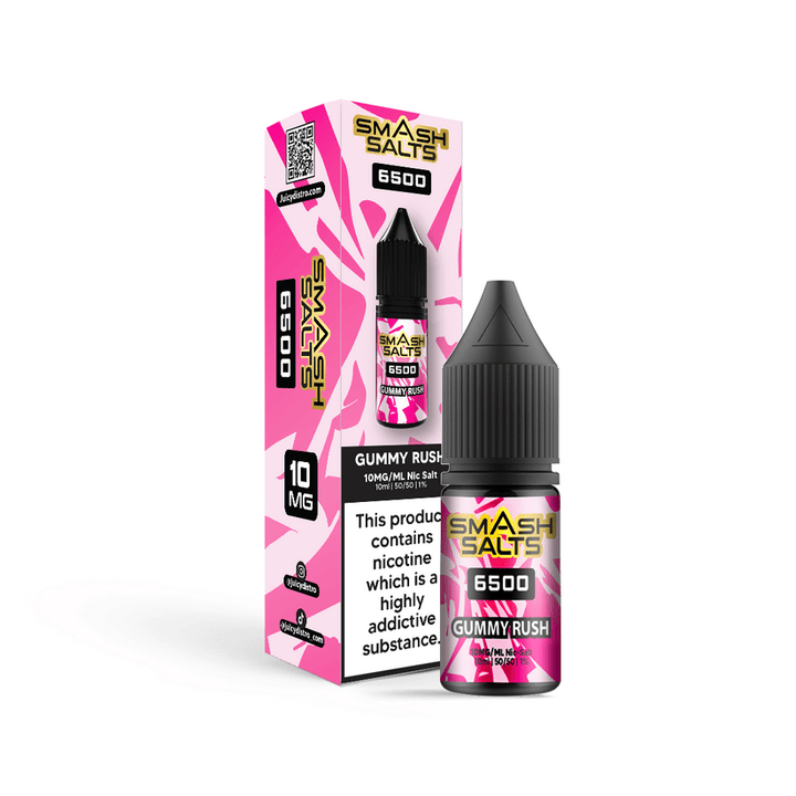 Smash Salts 6500 Nic Salt 10ml E - Liquid Box of 10 #Simbavapes#