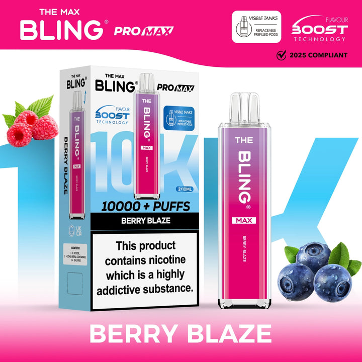 The Crystal Bling Max 10000 Preffilled Pod Kit Simbavapes