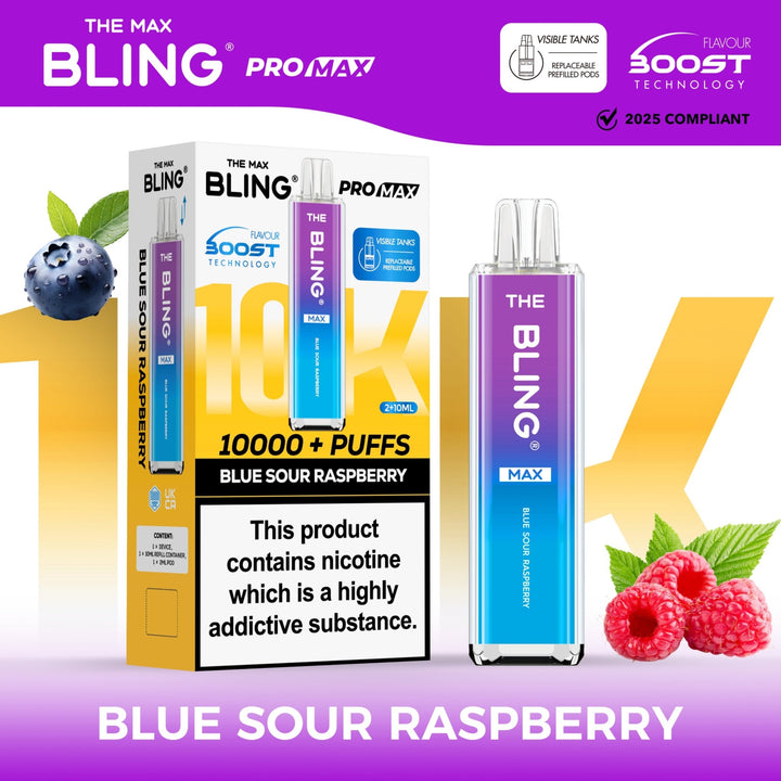 The Crystal Bling Max 10000 Preffilled Pod Kit Simbavapes