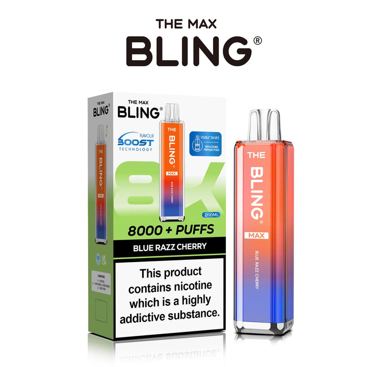 The Crystal Bling Max 8000 Preffilled Pod Kit #Simbavapes#