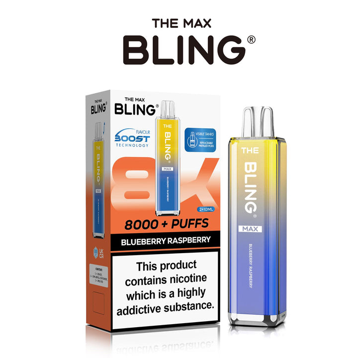 The Crystal Bling Max 8000 Preffilled Pod Kit #Simbavapes#