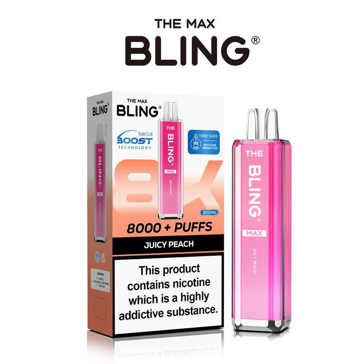 The Crystal Bling Max 8000 Preffilled Pod Kit #Simbavapes#