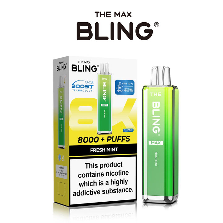 The Crystal Bling Max 8000 Preffilled Pod Kit #Simbavapes#