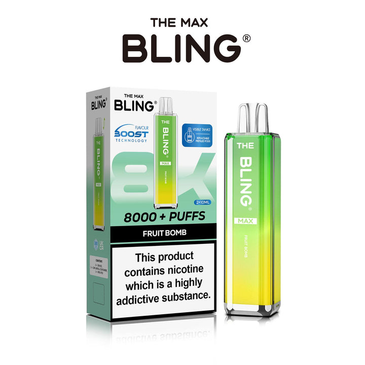 The Crystal Bling Max 8000 Preffilled Pod Kit #Simbavapes#
