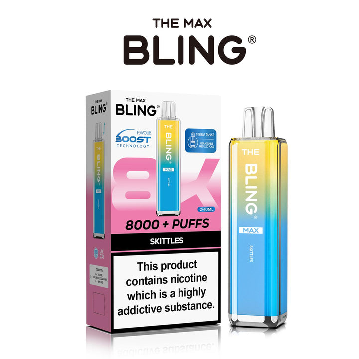 The Crystal Bling Max 8000 Preffilled Pod Kit #Simbavapes#