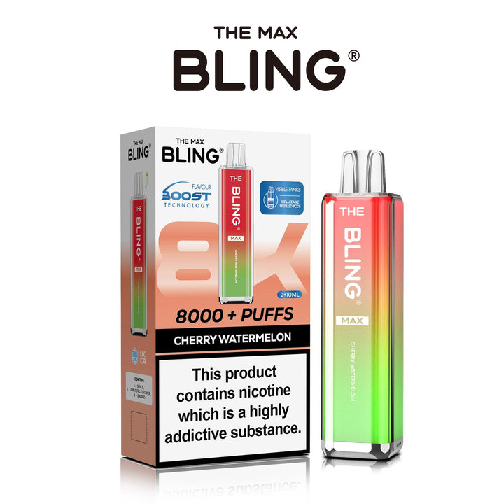 The Crystal Bling Max 8000 Preffilled Pod Kit #Simbavapes#