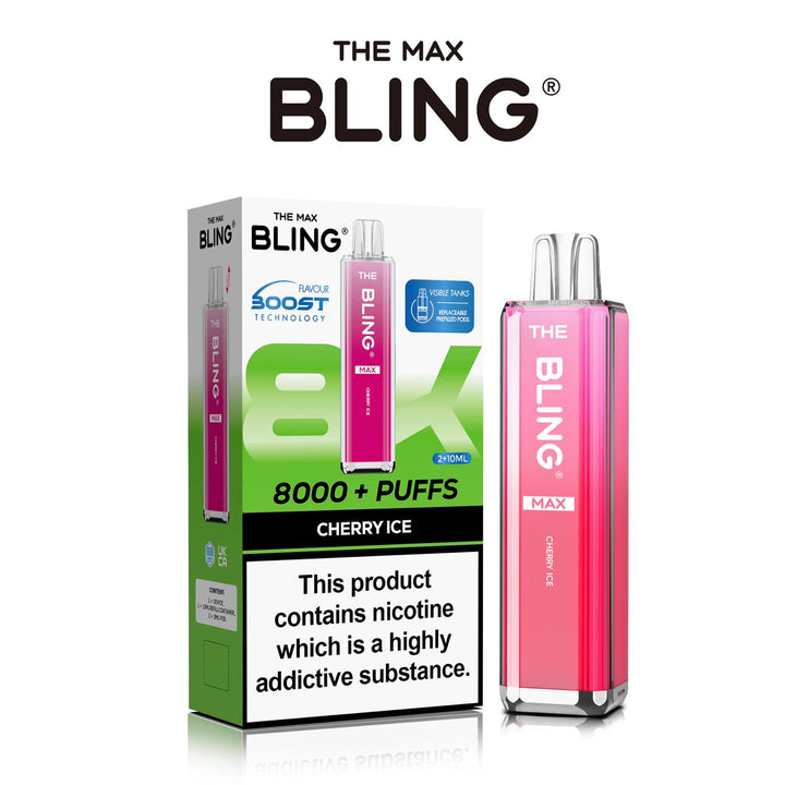 The Crystal Bling Max 8000 Preffilled Pod Kit #Simbavapes#