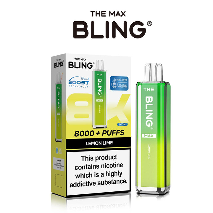 The Crystal Bling Max 8000 Preffilled Pod Kit #Simbavapes#