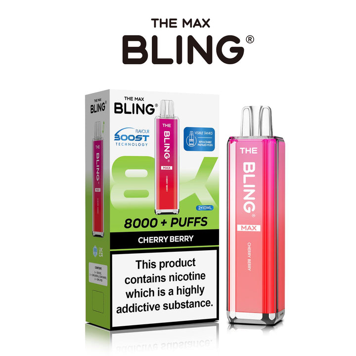 The Crystal Bling Max 8000 Preffilled Pod Kit #Simbavapes#
