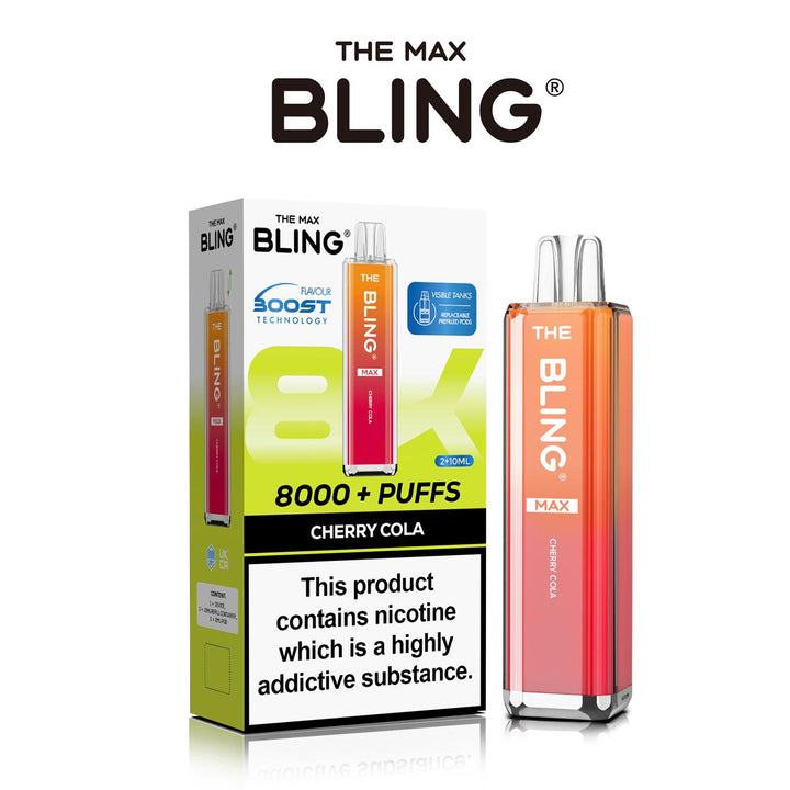 The Crystal Bling Max 8000 Preffilled Pod Kit #Simbavapes#