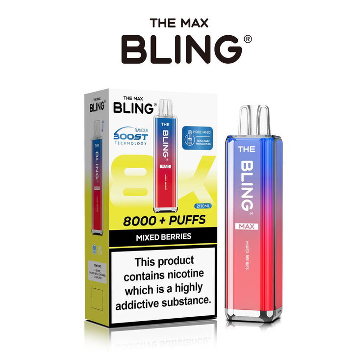 The Crystal Bling Max 8000 Preffilled Pod Kit #Simbavapes#