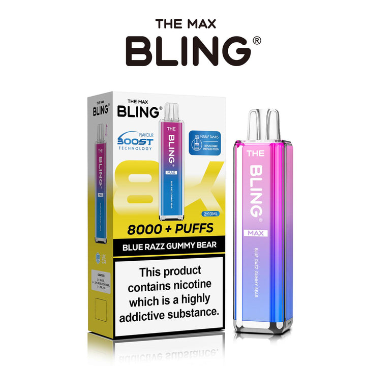 The Crystal Bling Max 8000 Preffilled Pod Kit #Simbavapes#
