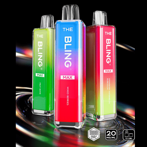 The Crystal Bling Max 8000 Preffilled Vape Kit Box of 5 #Simbavapes#