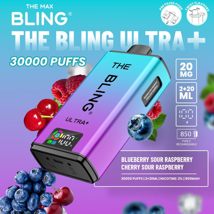 The Crystal Bling Ultra Plus 30k Prefilled Vape Kit Box of 5 #Simbavapes#