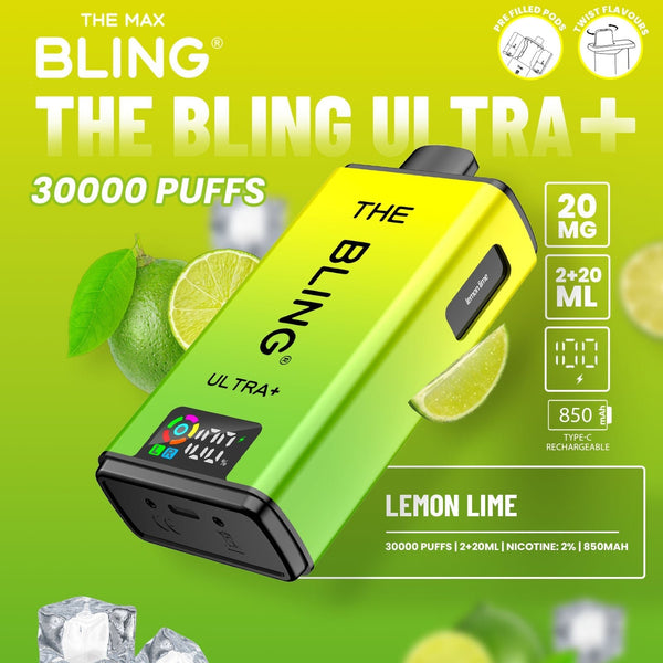 The Crystal Bling Ultra Plus 30k Prefilled Vape Kit Box of 5 #Simbavapes#