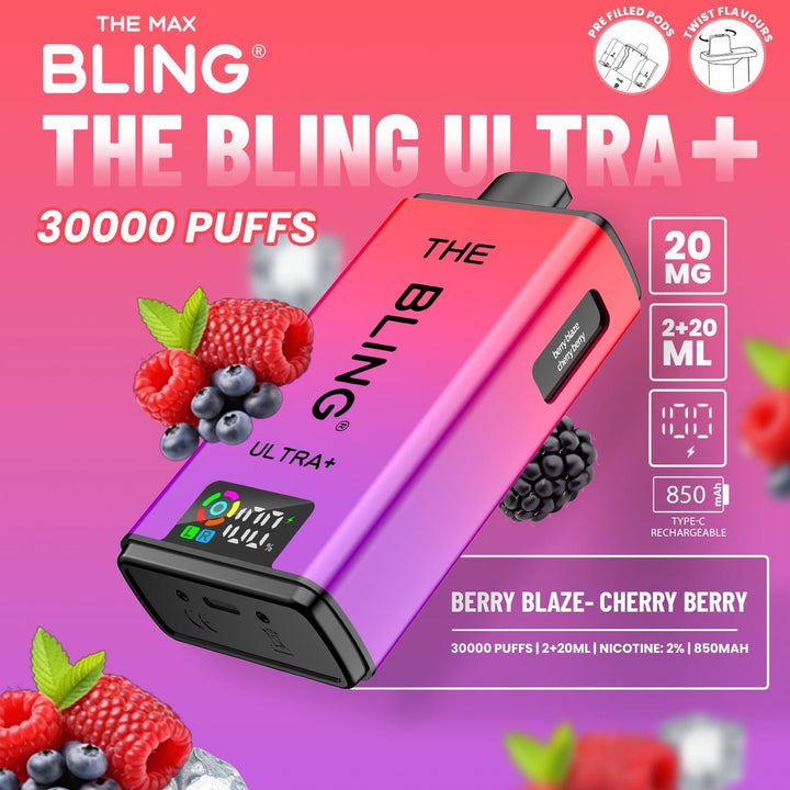 The Crystal Bling Ultra Plus 30k Prefilled Vape Kit #Simbavapes#