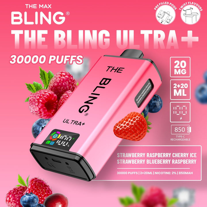 The Crystal Bling Ultra Plus 30k Prefilled Vape Kit #Simbavapes#