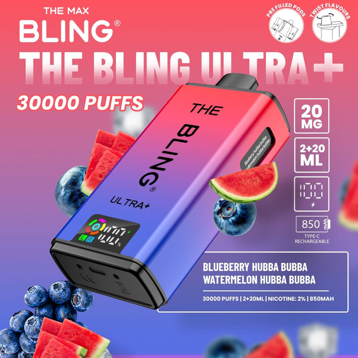 The Crystal Bling Ultra Plus 30k Prefilled Vape Kit #Simbavapes#