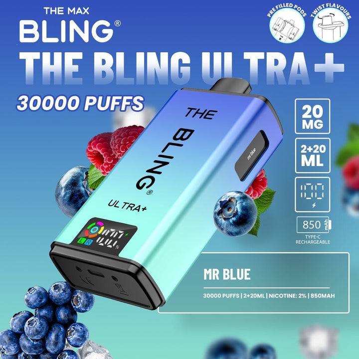 The Crystal Bling Ultra Plus 30k Prefilled Vape Kit #Simbavapes#