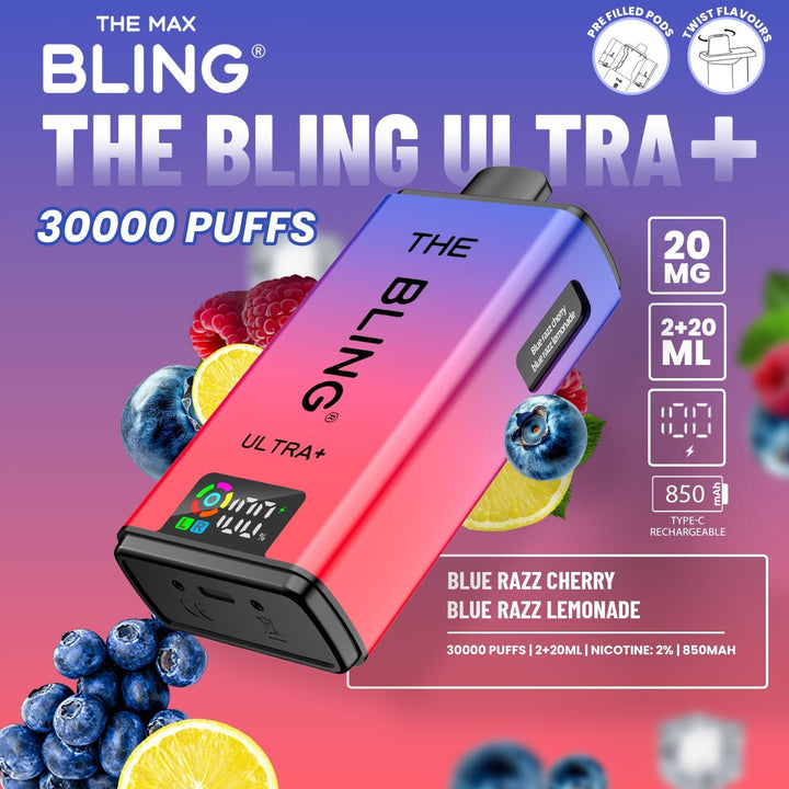 The Crystal Bling Ultra Plus 30k Prefilled Vape Kit #Simbavapes#