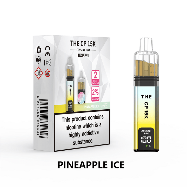 The Crystal Pro CP 15k Prefilled Pod Vape Box of 5 Simbavapes