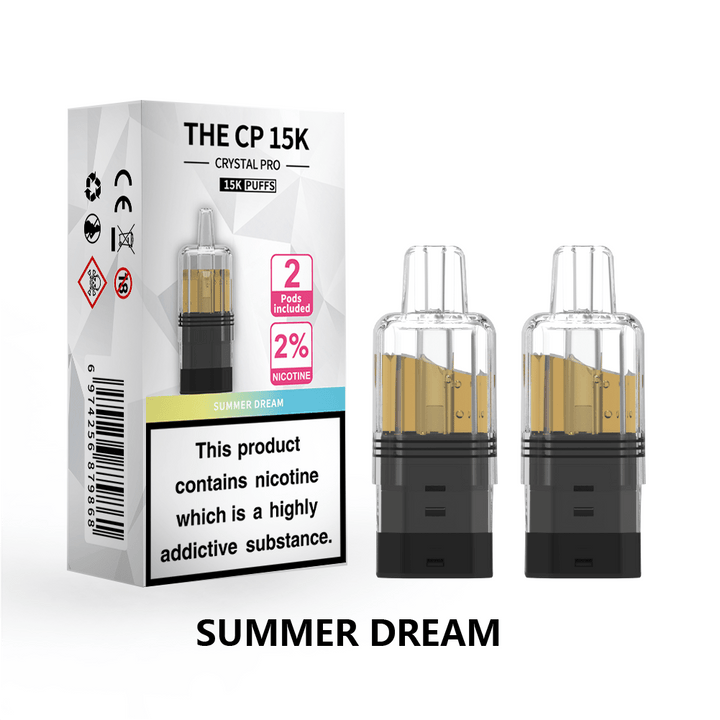 The Crystal Pro CP 15k Replacement Pods Box of 5 Simbavapes