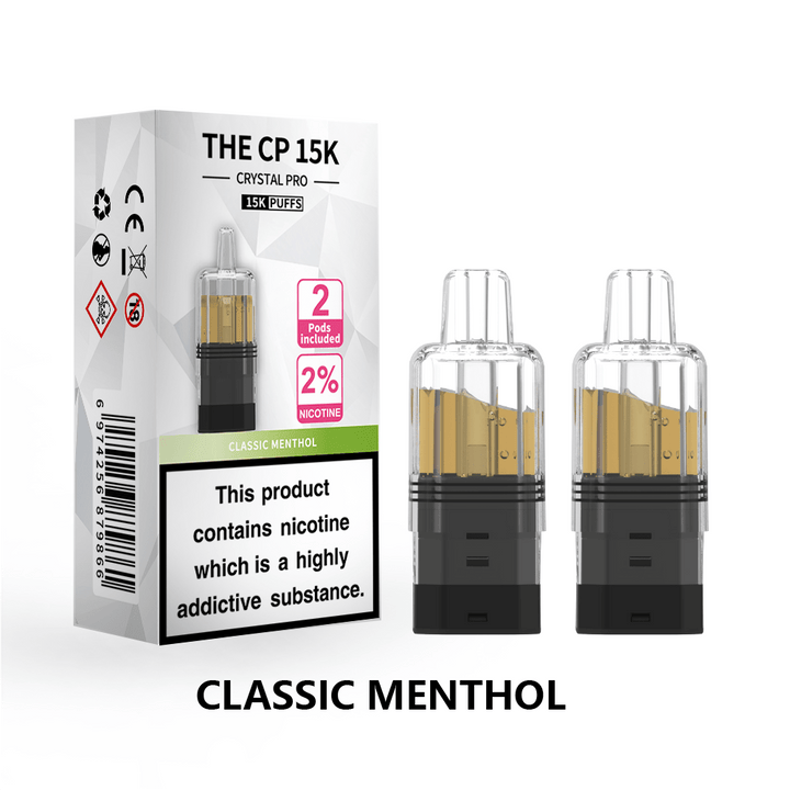 The Crystal Pro CP 15k Replacement Pods Box of 5 Simbavapes