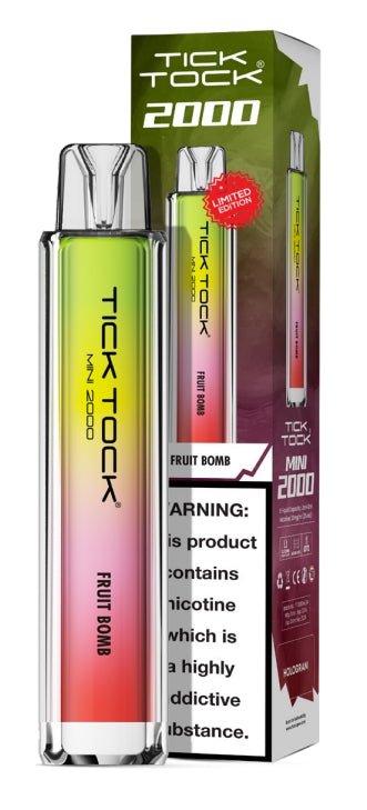 Tick Tock Mini 2k Disposable Vape Box of 5 #Simbavapes#