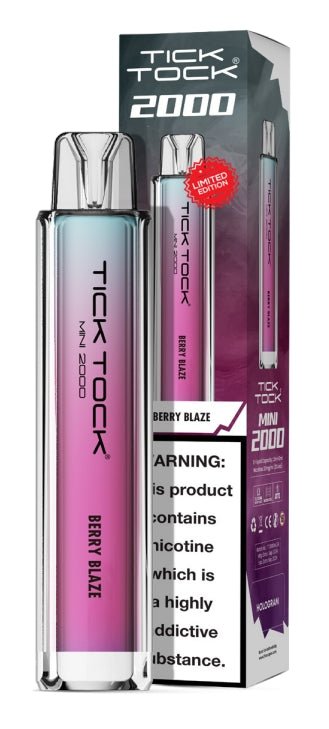 Tick Tock Mini 2k Disposable Vape Box of 5 #Simbavapes#