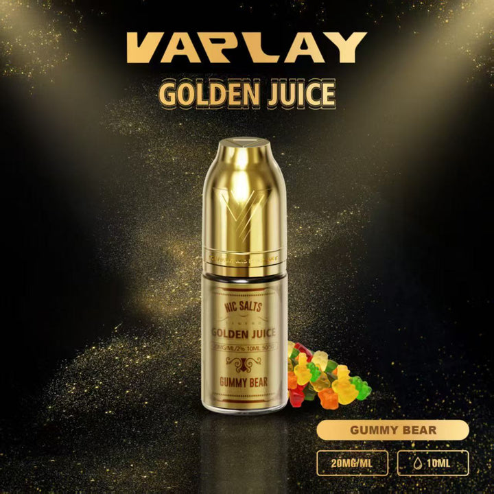 VAPLAY Golden Juice Nic Salt - 10mg&20mg Simbavapes