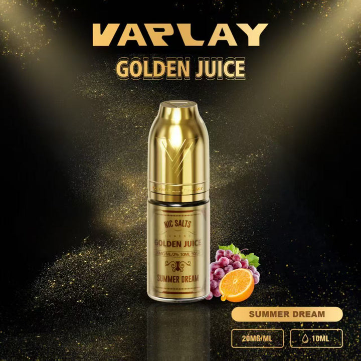 VAPLAY Golden Juice Nic Salt - 10mg&20mg Simbavapes