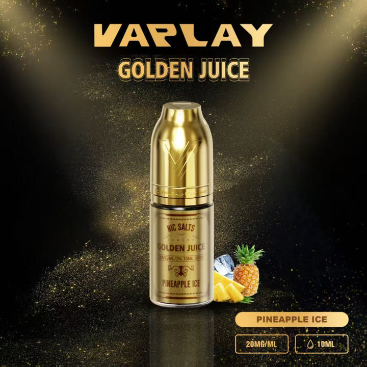 VAPLAY Golden Juice Nic Salt - 10mg&20mg Simbavapes
