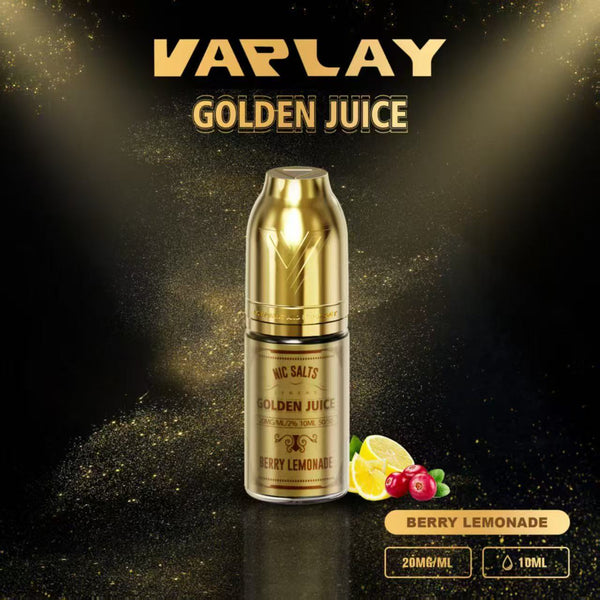 VAPLAY Golden Juice Nic Salt - 10mg&20mg Simbavapes