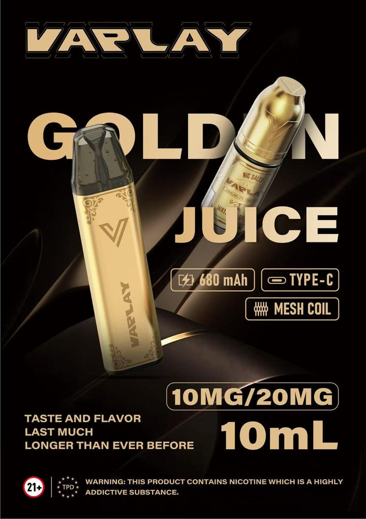 VAPLAY Royal Pod Vape Kit - 2ml Tank Simbavapes