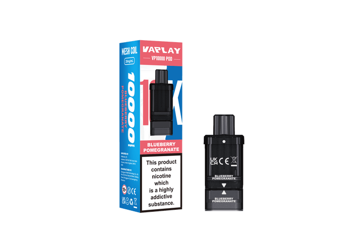 VAPLAY VP10000 Prefilled Pods 20mg Simbavapes