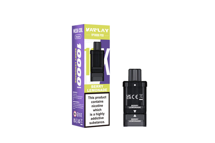 VAPLAY VP10000 Prefilled Pods 20mg Simbavapes
