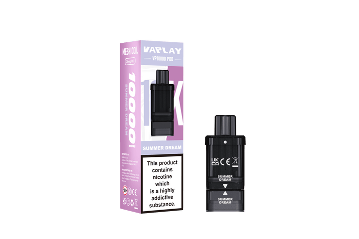 VAPLAY VP10000 Prefilled Pods 20mg Simbavapes