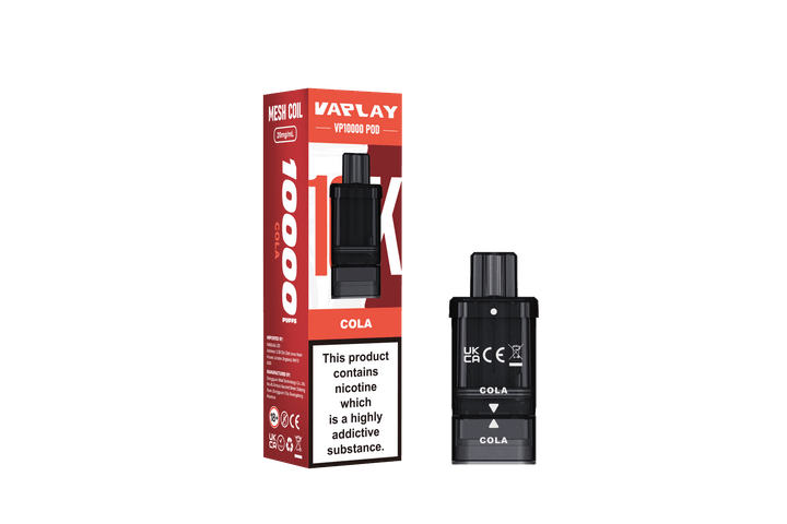VAPLAY VP10000 Prefilled Pods 20mg Simbavapes