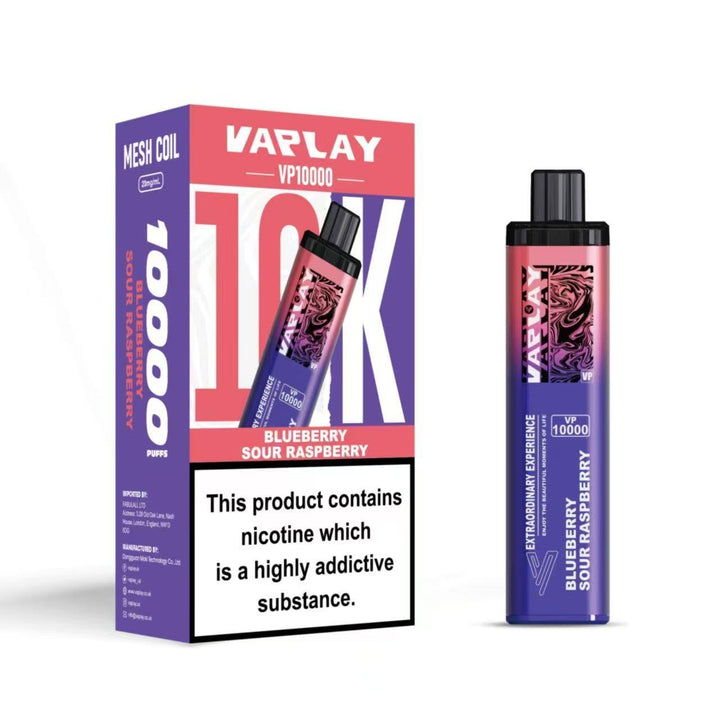 VAPLAY VP10000 Vape Pod Kit - 20mg Simbavapes
