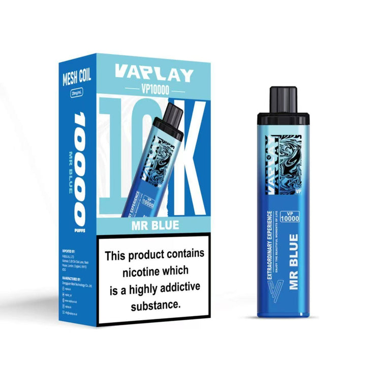 VAPLAY VP10000 Vape Pod Kit - 20mg Simbavapes