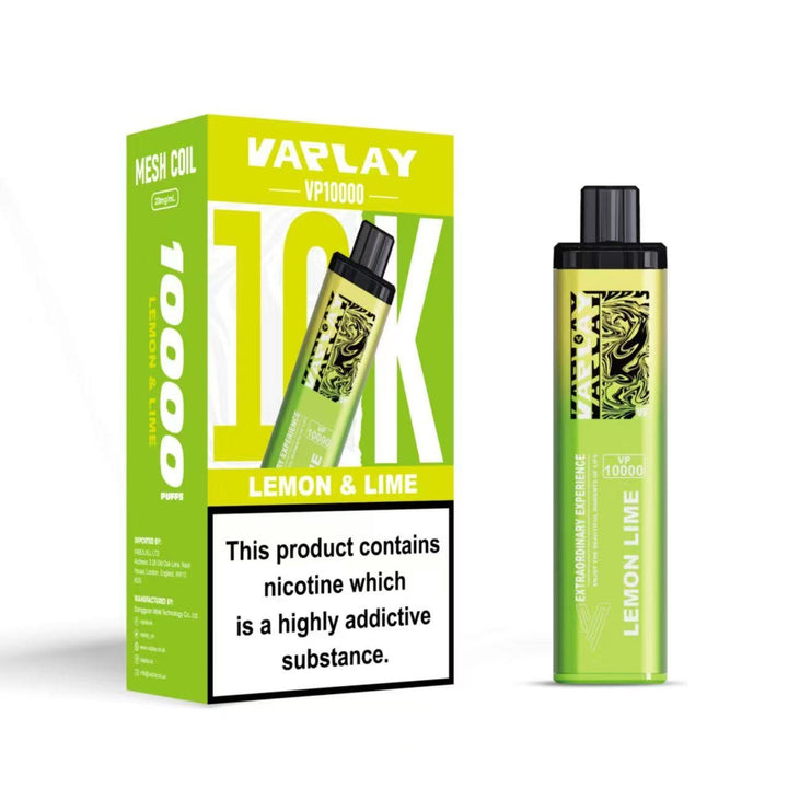 VAPLAY VP10000 Vape Pod Kit - 20mg Simbavapes