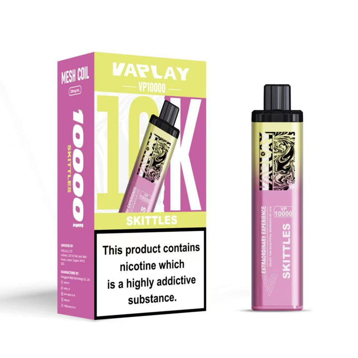 VAPLAY VP10000 Vape Pod Kit - 20mg Simbavapes