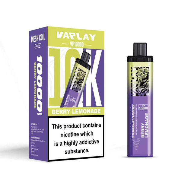 VAPLAY VP10000 Vape Pod Kit - 20mg Simbavapes